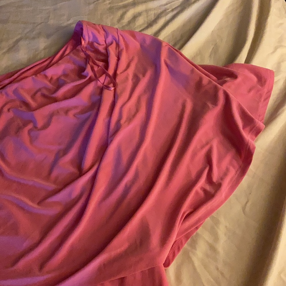 Women’s pink Jessica Simpson one shoulder dress - Picture 2 of 4